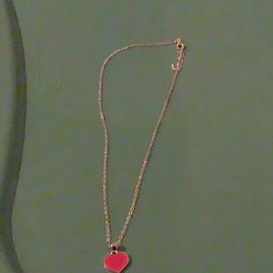 Red heart necklace